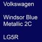 Preview: Volkswagen, Windsor Blue Metallic 2C, LG5R.